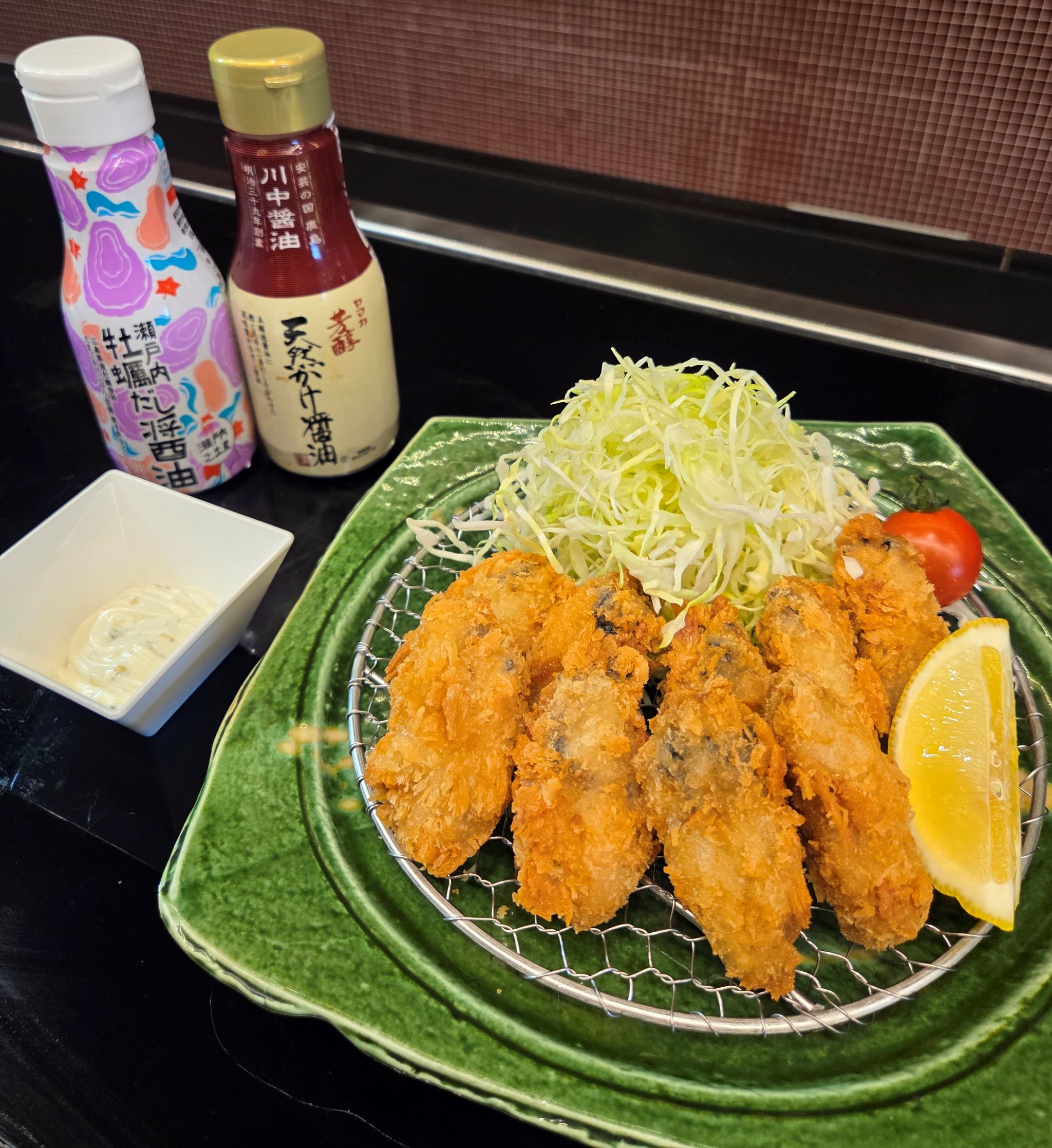 朝食ビュッフェ 牡蠣フライ