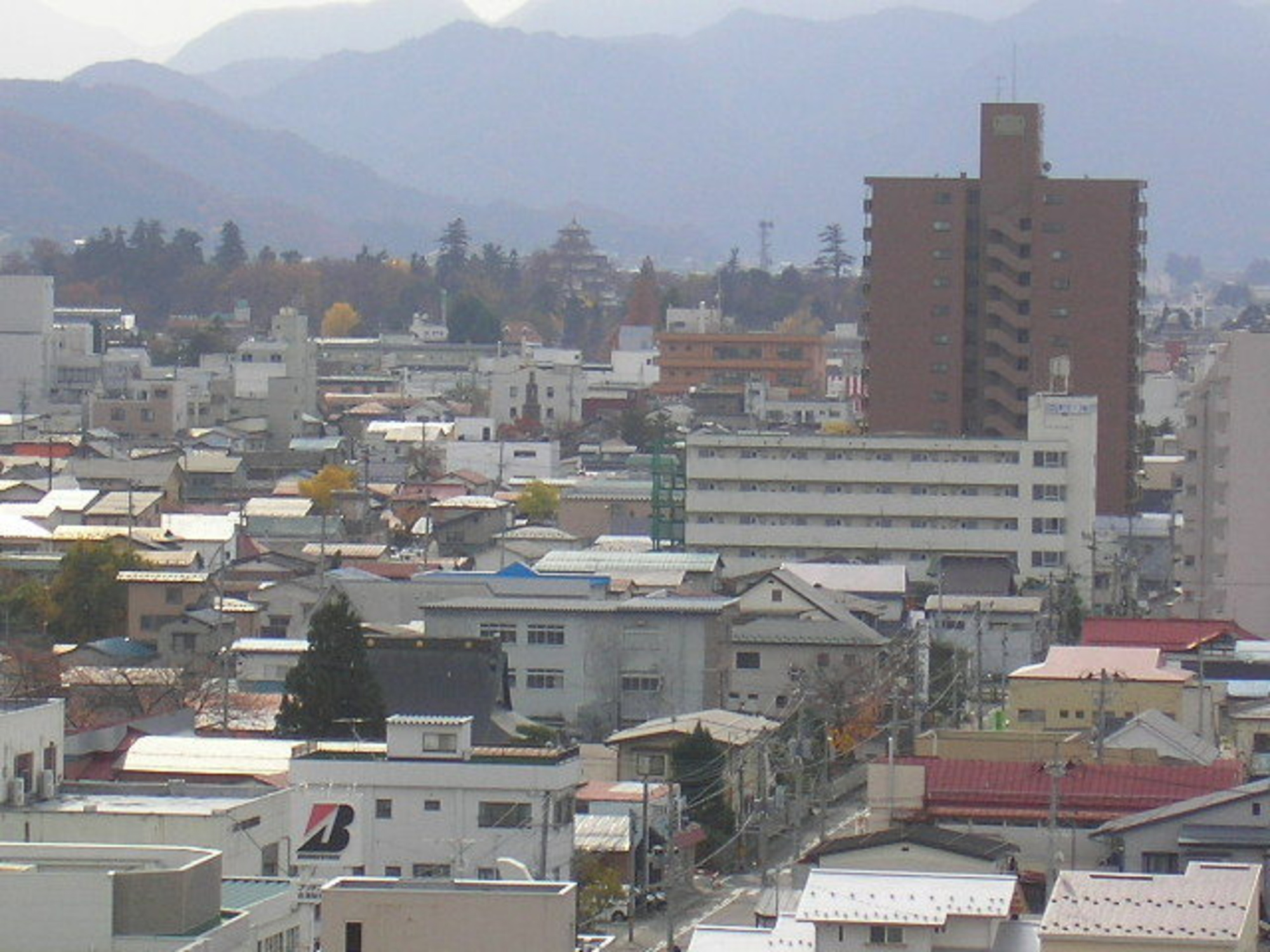 ホテル南側景観