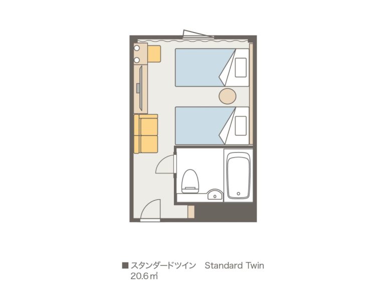 Standard Twin Floor Plan