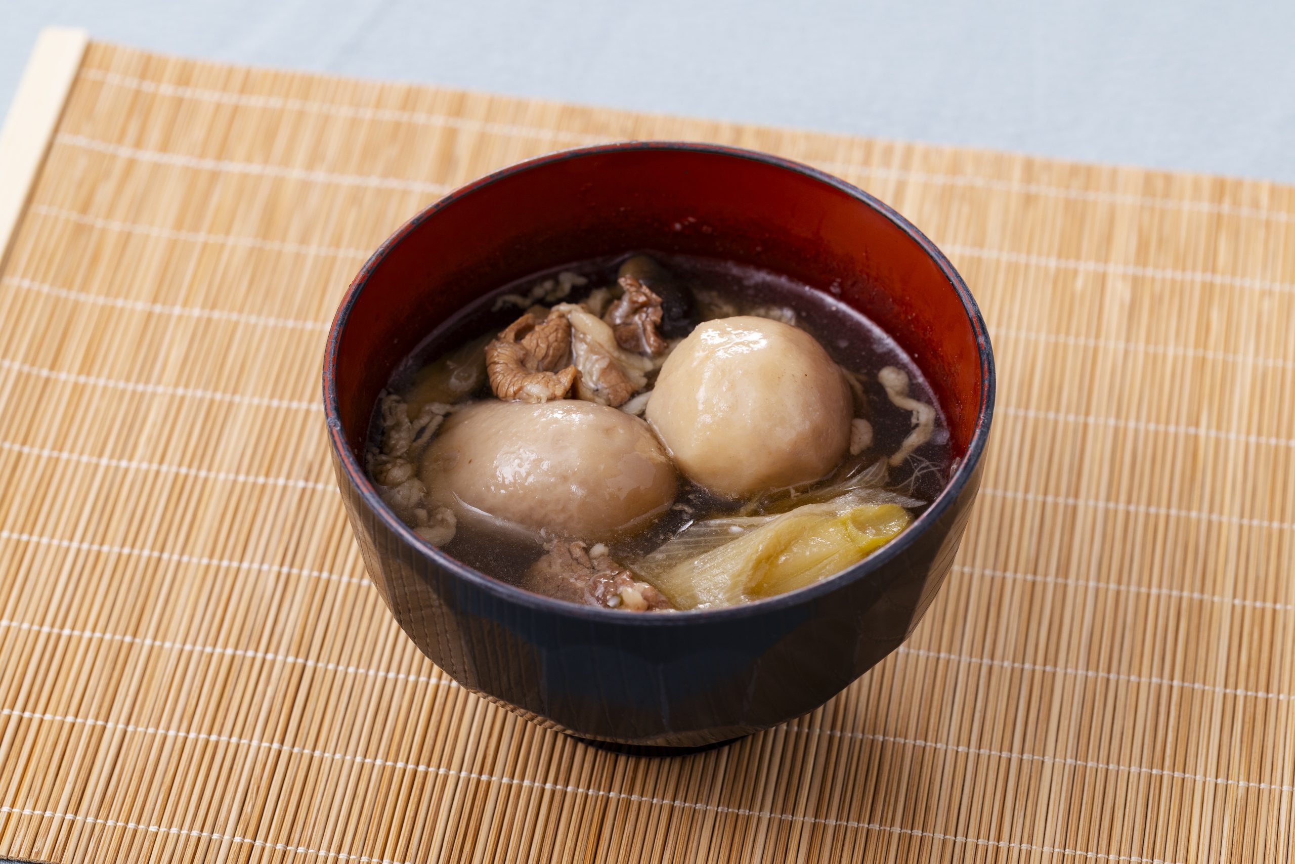 朝食ビュッフェ　山形の芋煮