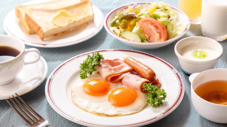 Breakfast (Western-style set meal): Featuring egg dishes, along with bread, soup, salad, and more 2