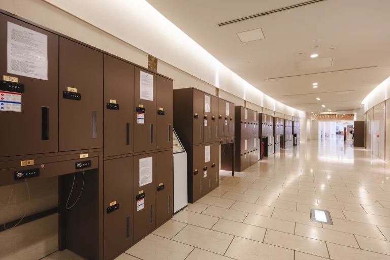 First Floor: Self-Service Lockers