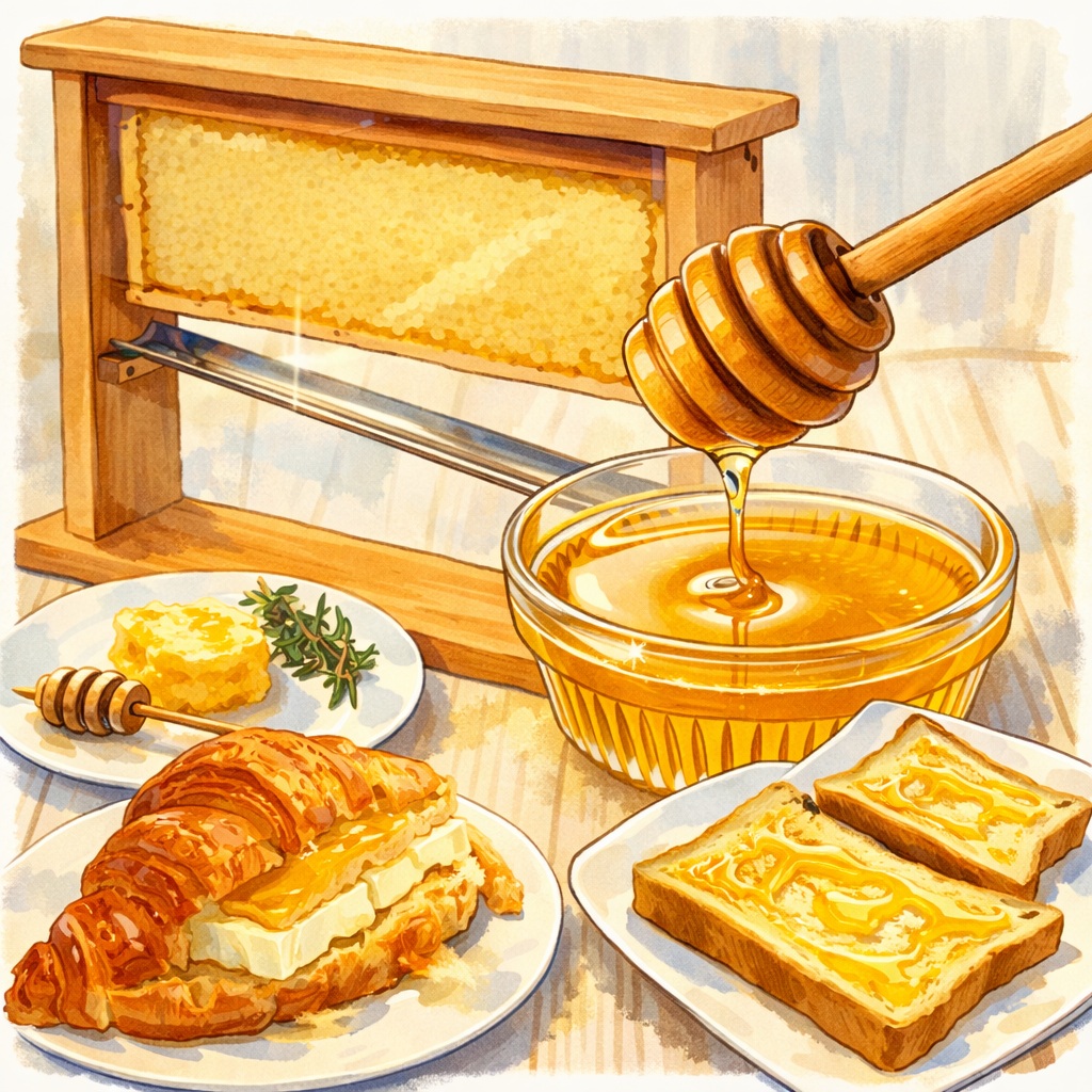 はちみつイラスト風