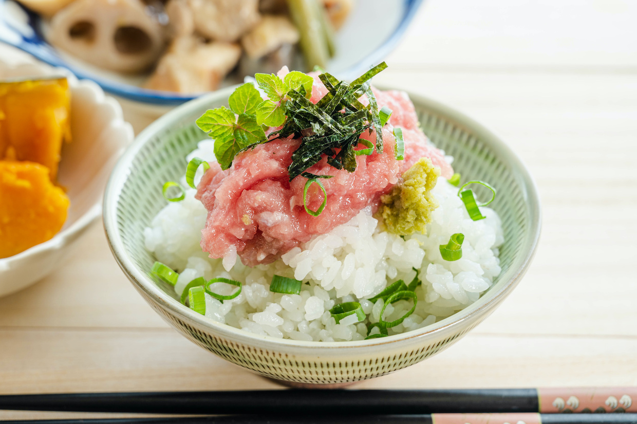 まぐろのネギトロ丼