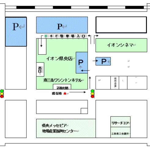 駐車場ご案内地図