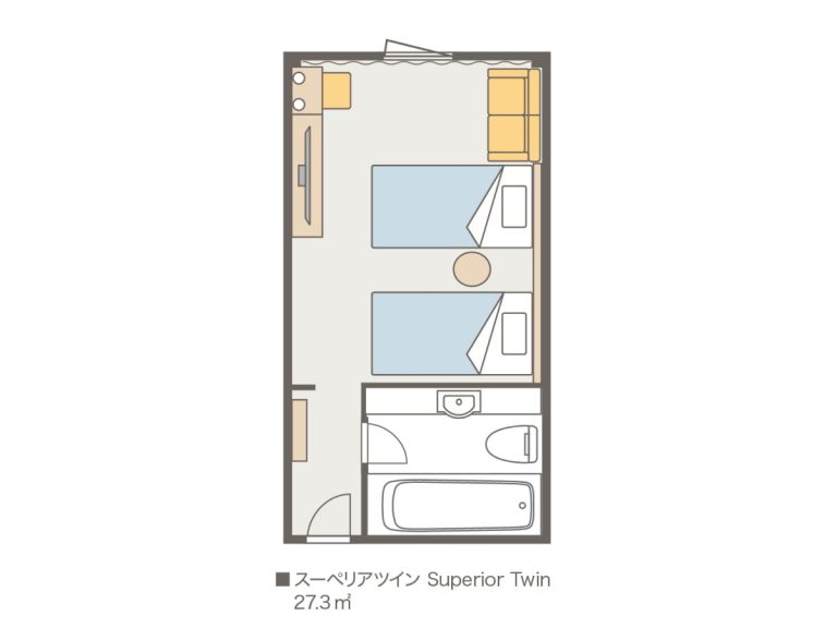 Superior Twin Floor Plan