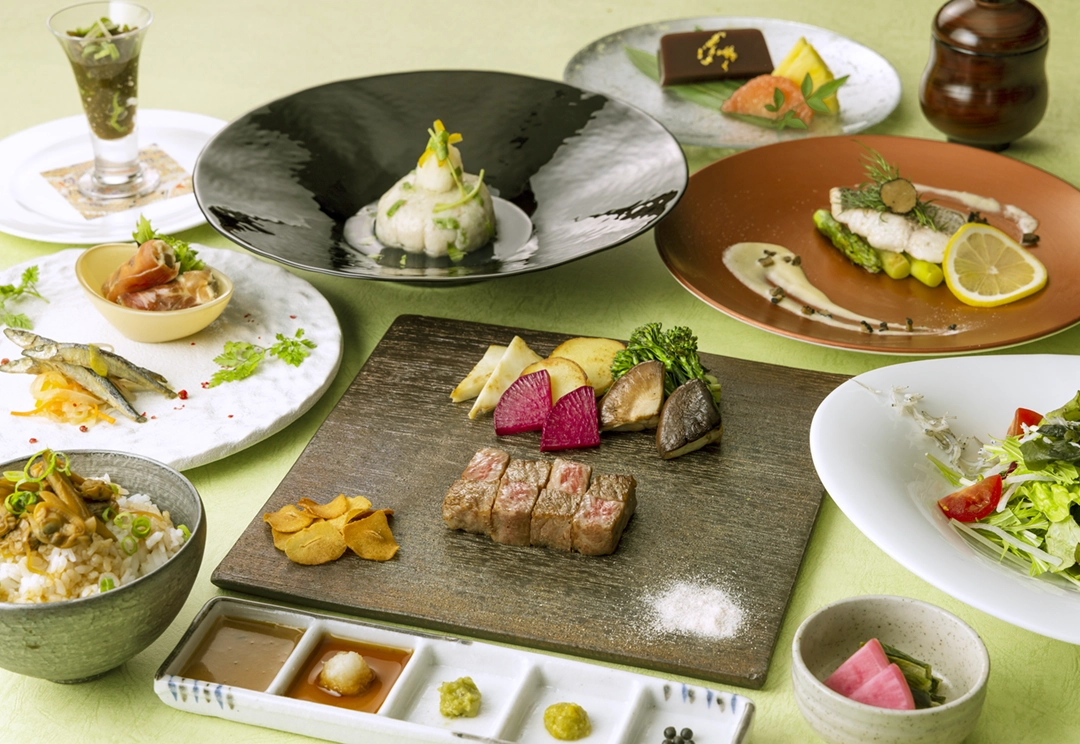 若葉 －わかば－5～６月限定！季節の食材を使用した佐賀牛鉄板焼コース サムネイル