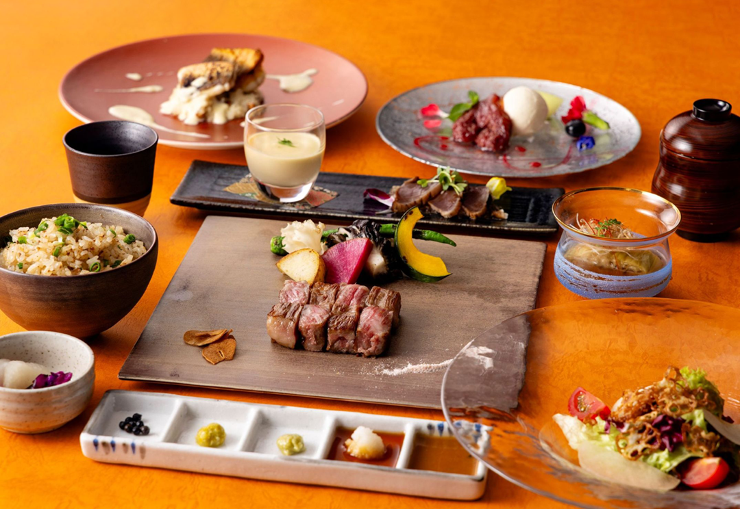 黄金－こがね－ 9～10月限定！季節の食材を使用した佐賀牛鉄板焼コース サムネイル