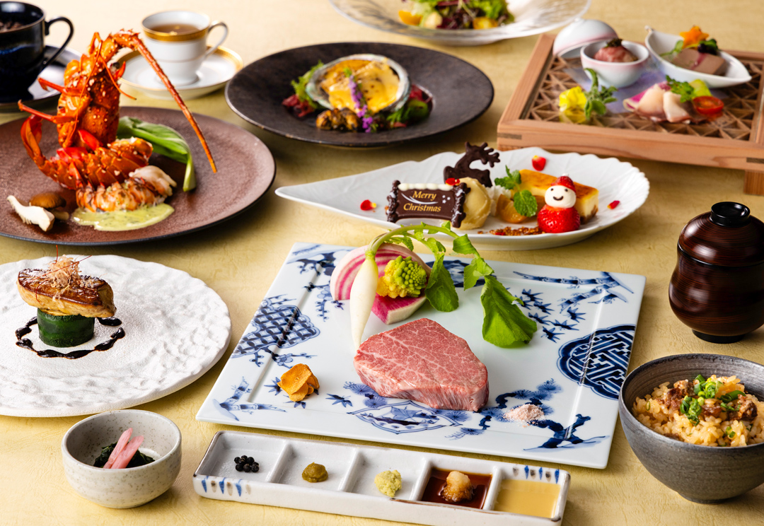 【Xmas2025】琥珀 －こはく－ 米沢牛と伊勢海老、鮑、フォアグラ鉄板焼コース サムネイル