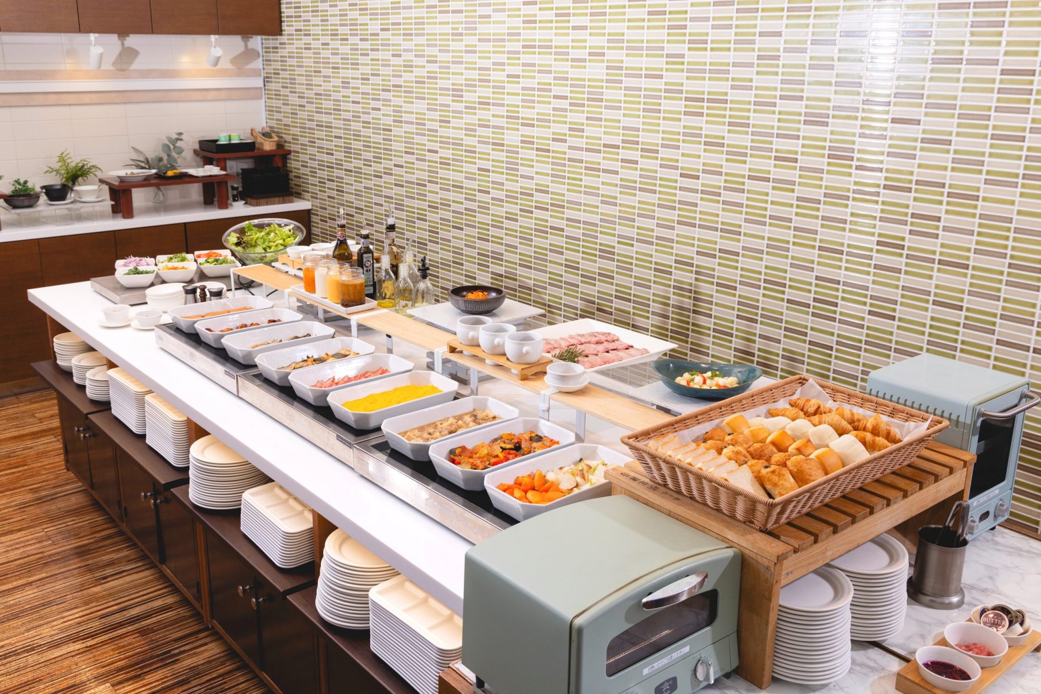 朝食ビュッフェ