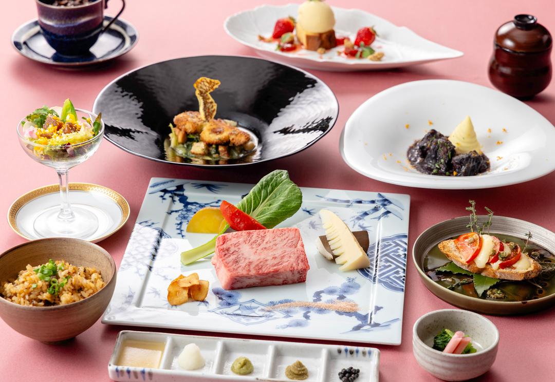 中紅花 －なかのくれない－ 季節の食材を使用した佐賀牛の鉄板焼コース サムネイル